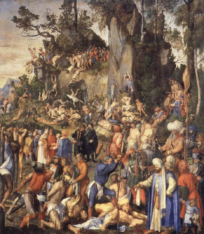 Albrecht Durer Martyrdom of the 10000 Christians oil painting picture